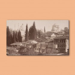 1870'lerde Bursa Yeşil Camii | Kanvas Tablo
