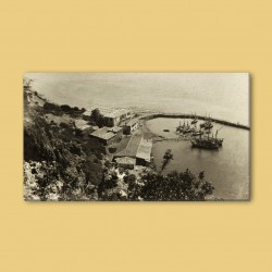 Çanakkale Assos Antik Limanı 1880 | Kanvas Tablo