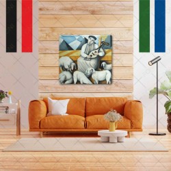 Koyun oynatıcısı - Kanvas Baskı