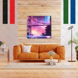 Broken Bogaz Köprü - Kanvas Baskı