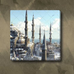 Kıyamet Sonrası Sultan Ahmet - Kanvas Baskı