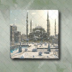 Kıyamet Sonrası Sultan Ahmet - Kanvas Baskı