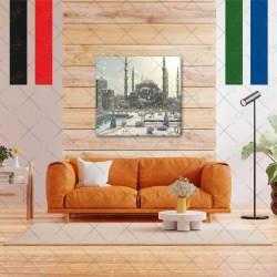 Kıyamet Sonrası Sultan Ahmet - Kanvas Baskı